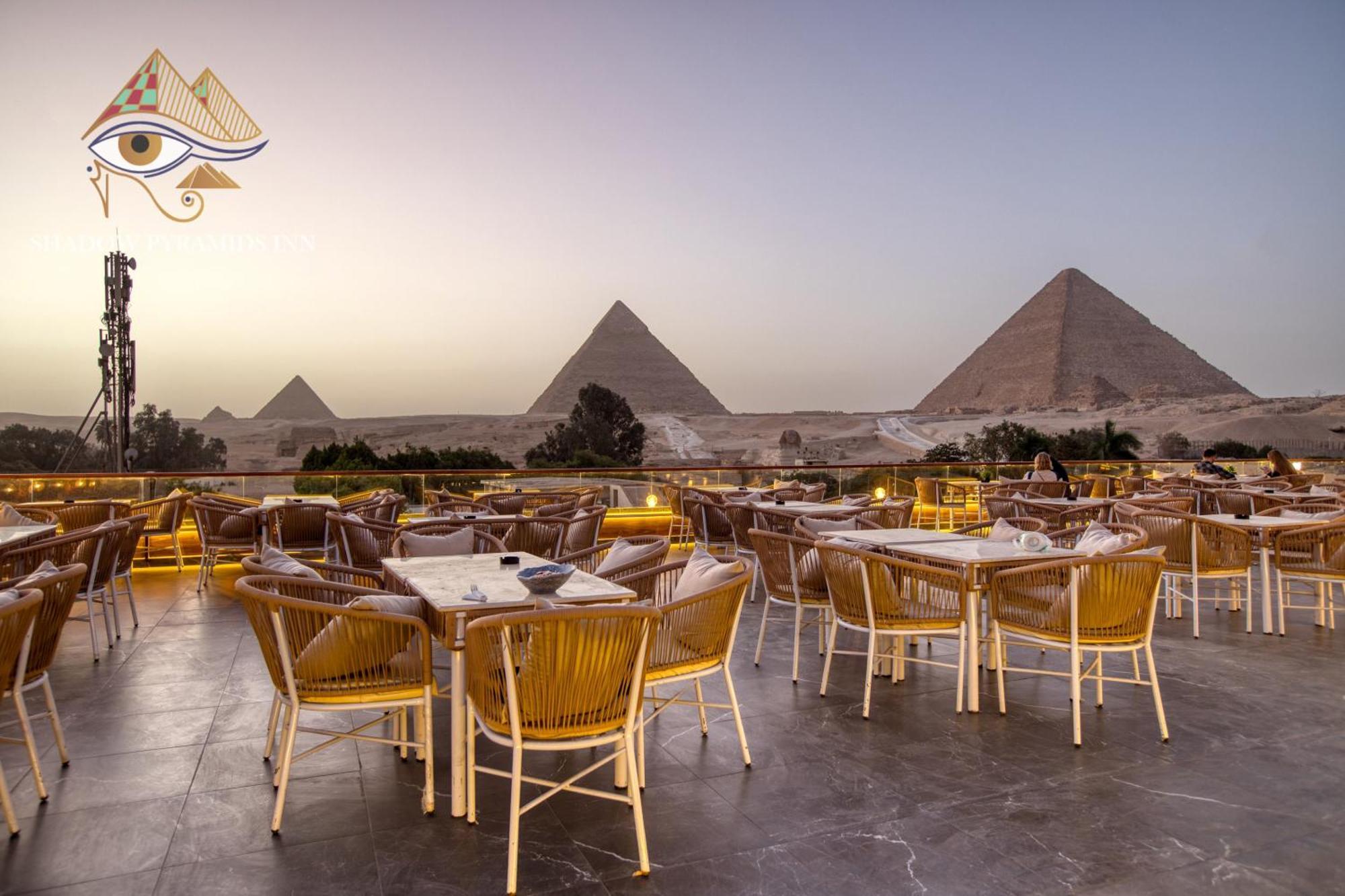 Shadow Pyramids Suites And Jacuzzi Kafret el-Gabal Eksteriør billede