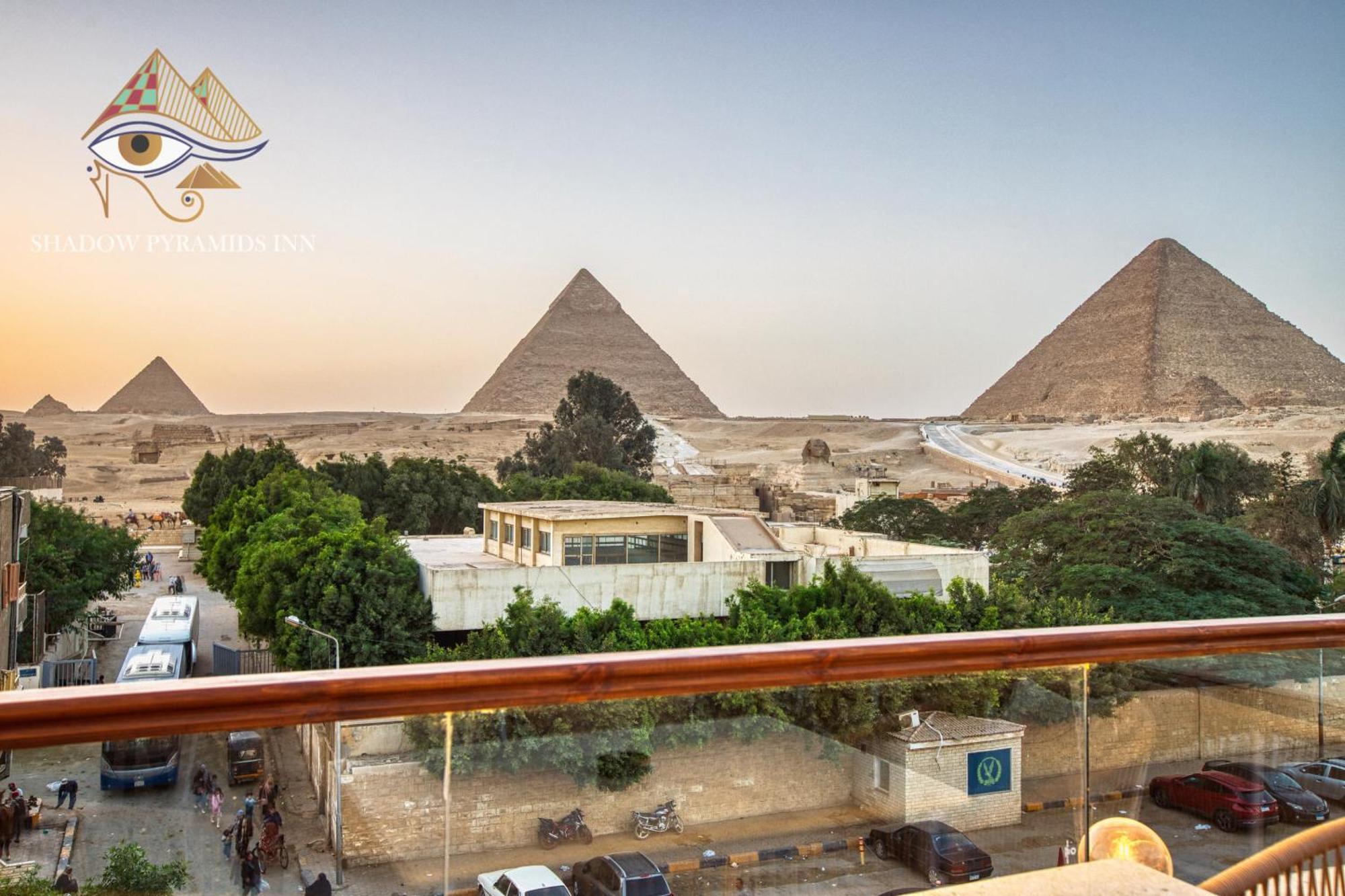 Shadow Pyramids Suites And Jacuzzi Kafret el-Gabal Eksteriør billede